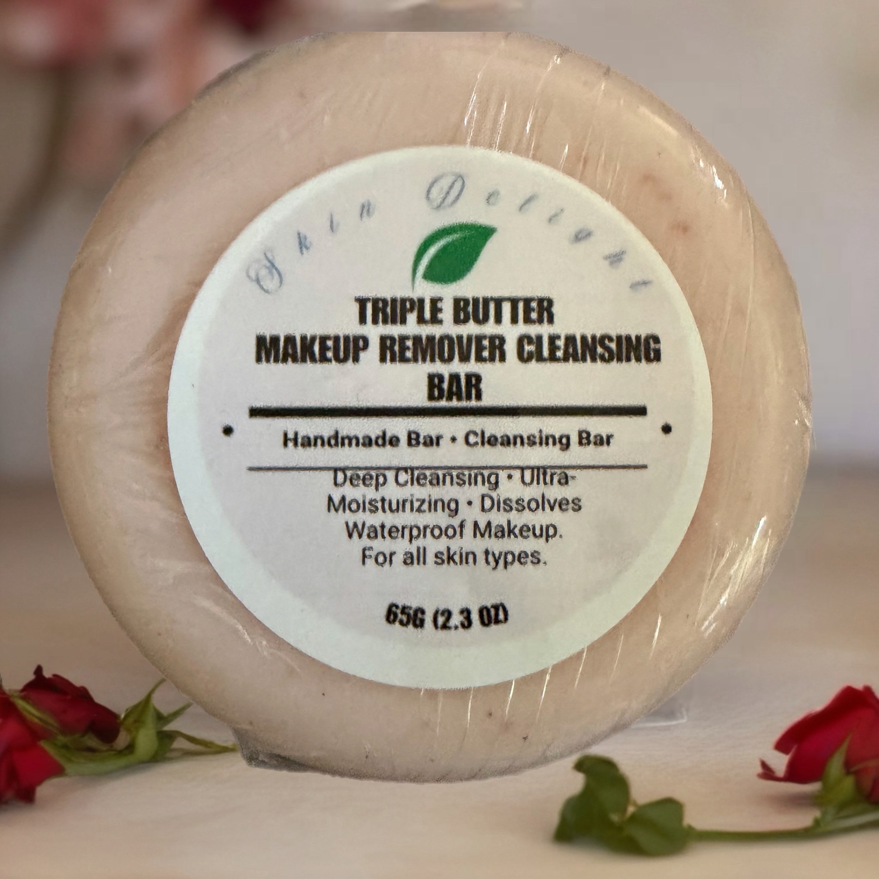 Pink Clay makeup remover bar