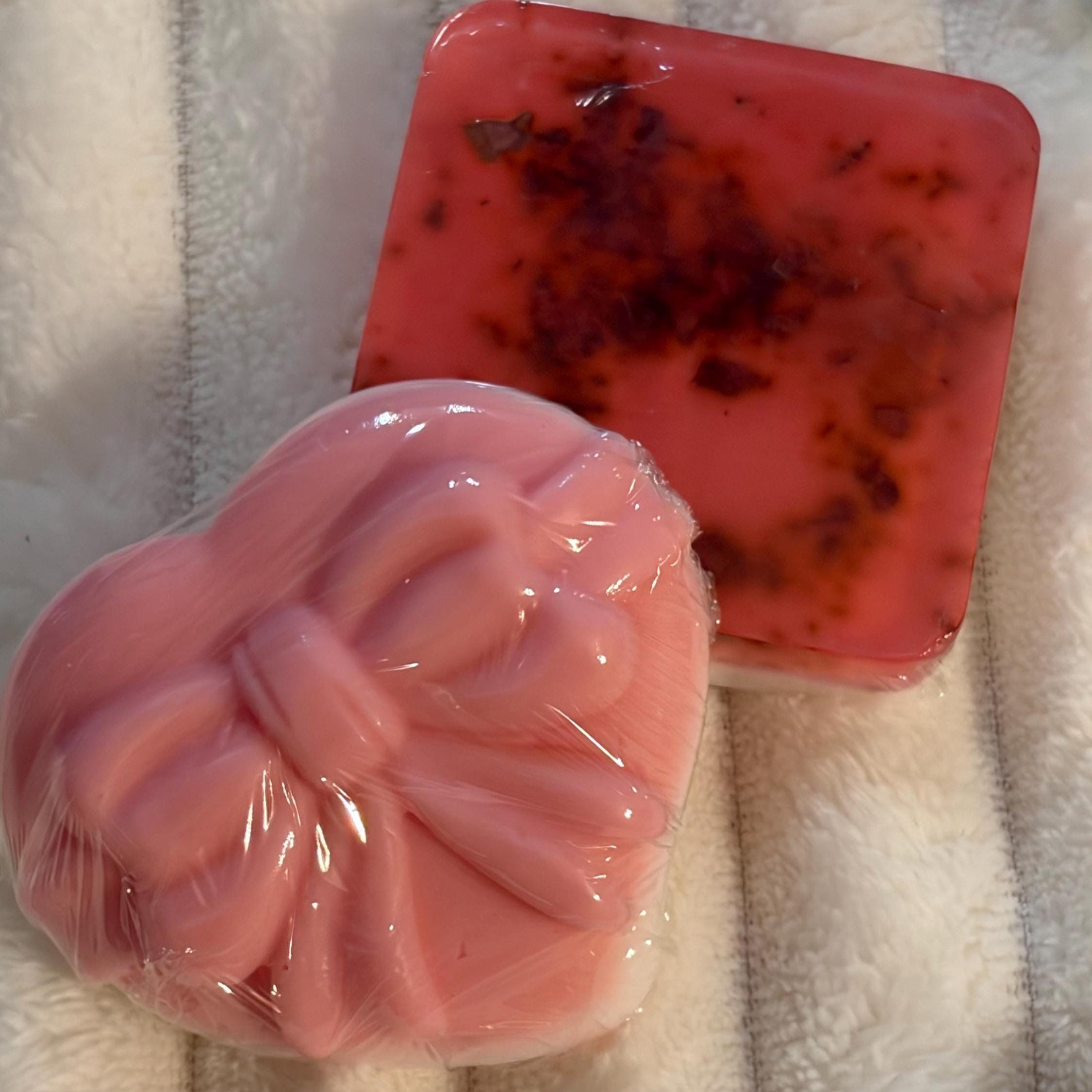 Heart Shaped Glycerine Soap __etsy:7684866124