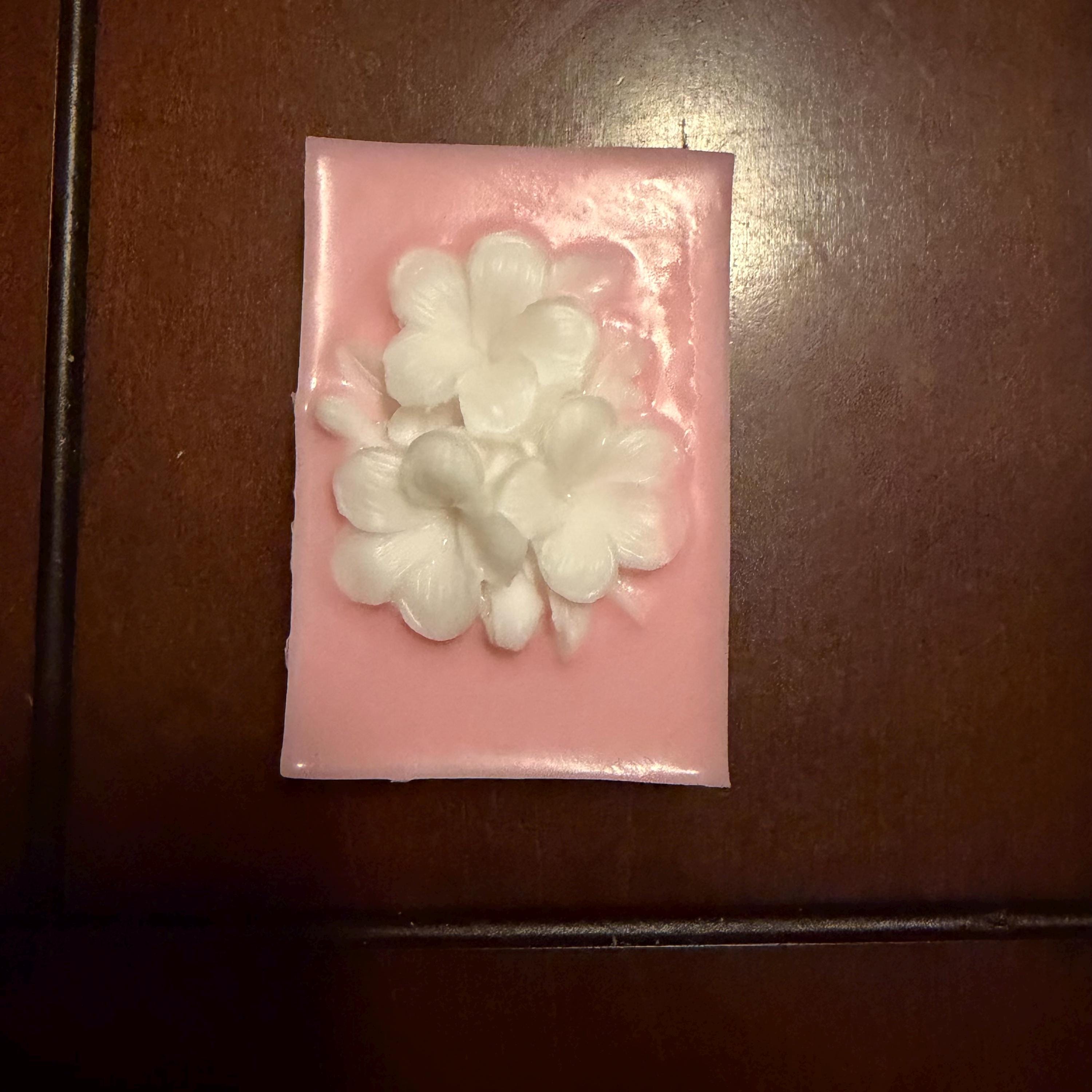 Triple butter flower themed soap (100g) __etsy:7975541450